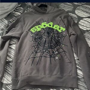 Sp5der jogging suit pants and hoodie sold together